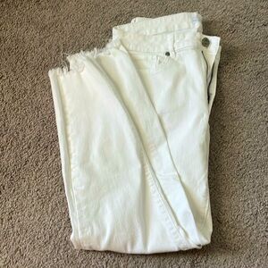 LOFT white jeans